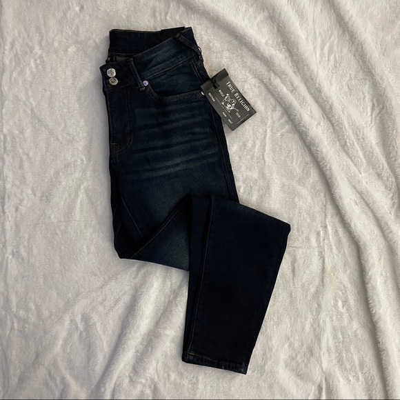 True Religion ✨NWTs✨ Dark Blue Jennie Skinny Jeans - Picture 6 of 7